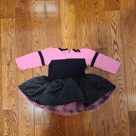 🌟5/$25 Guess Pink and Black Dress Size 12 months - Picture 4 of 4